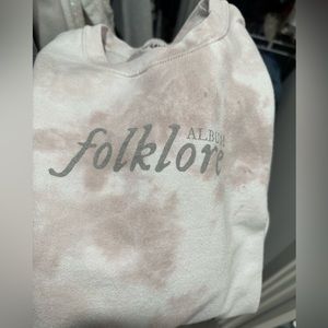 Size S folklore Taylor Swift Crew neck sweatshirt